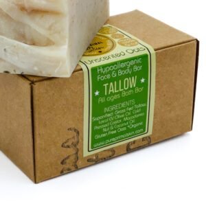 Unscented Oats – Hypoallergenic Soap – Bath & Face Bar